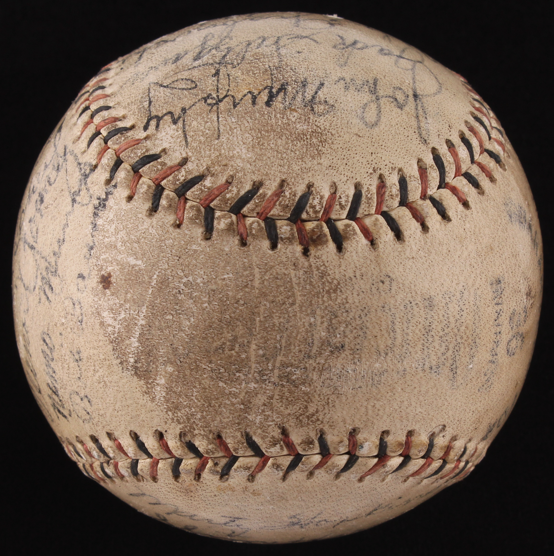 1932 New York Yankees OAL Baseball Team-Signed by (18) with Lefty Gomez, Johnny Murphy, Johnny Grabowski (PSA LOA) at PristineAuction.com 1932 New York Yankees OAL Baseball Team-Signed by (18) with Lefty Gomez, Johnny Murphy, Johnny Grabowski (PSA LOA) at PristineAuction.com