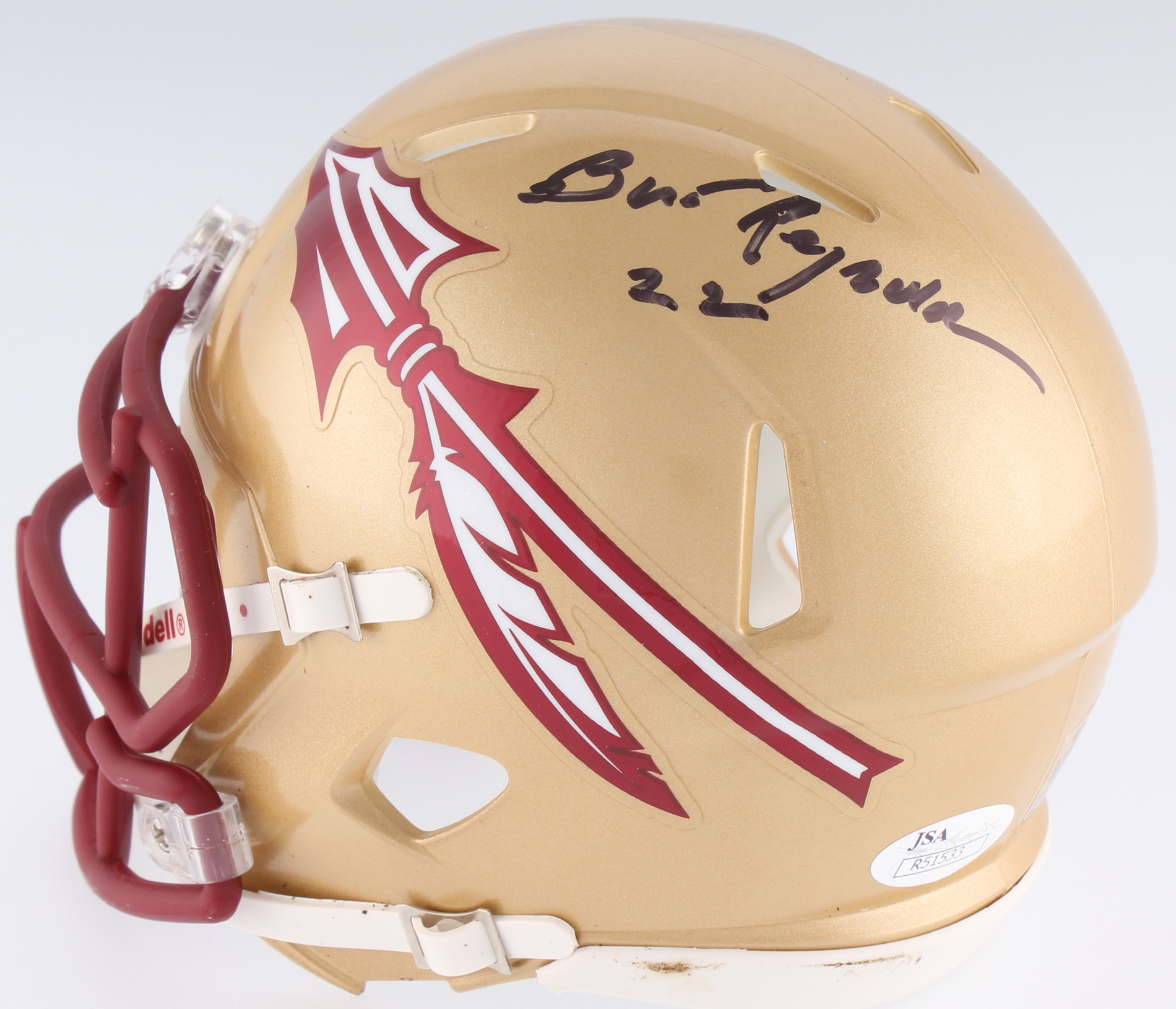 Burt Reynolds Signed Florida State Seminoles Mini Speed Helmet (JSA COA) at PristineAuction.com Burt Reynolds Signed Florida State Seminoles Mini Speed Helmet (JSA COA) at PristineAuction.com
