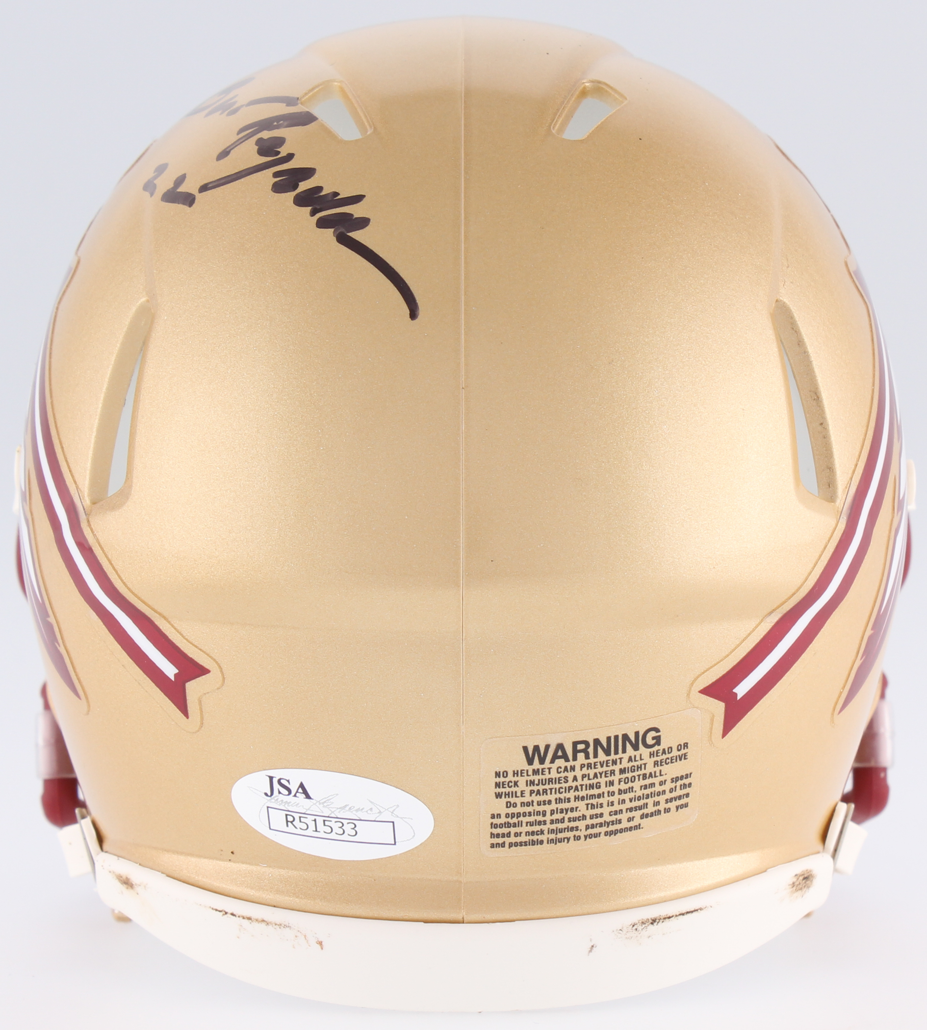 Burt Reynolds Signed Florida State Seminoles Mini Speed Helmet (JSA COA) at PristineAuction.com Burt Reynolds Signed Florida State Seminoles Mini Speed Helmet (JSA COA) at PristineAuction.com