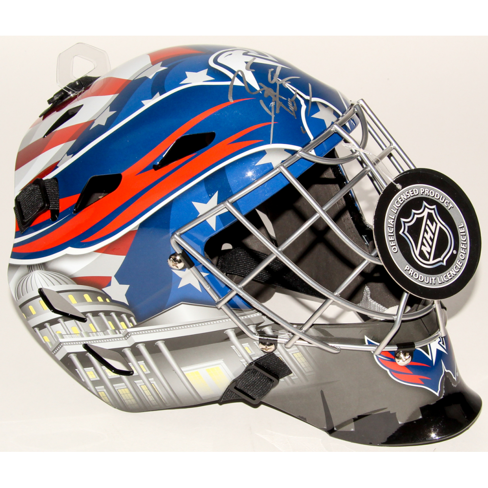 Braden Holtby Signed Capitals Goalie Mask (JSA Hologram) Pristine Auction