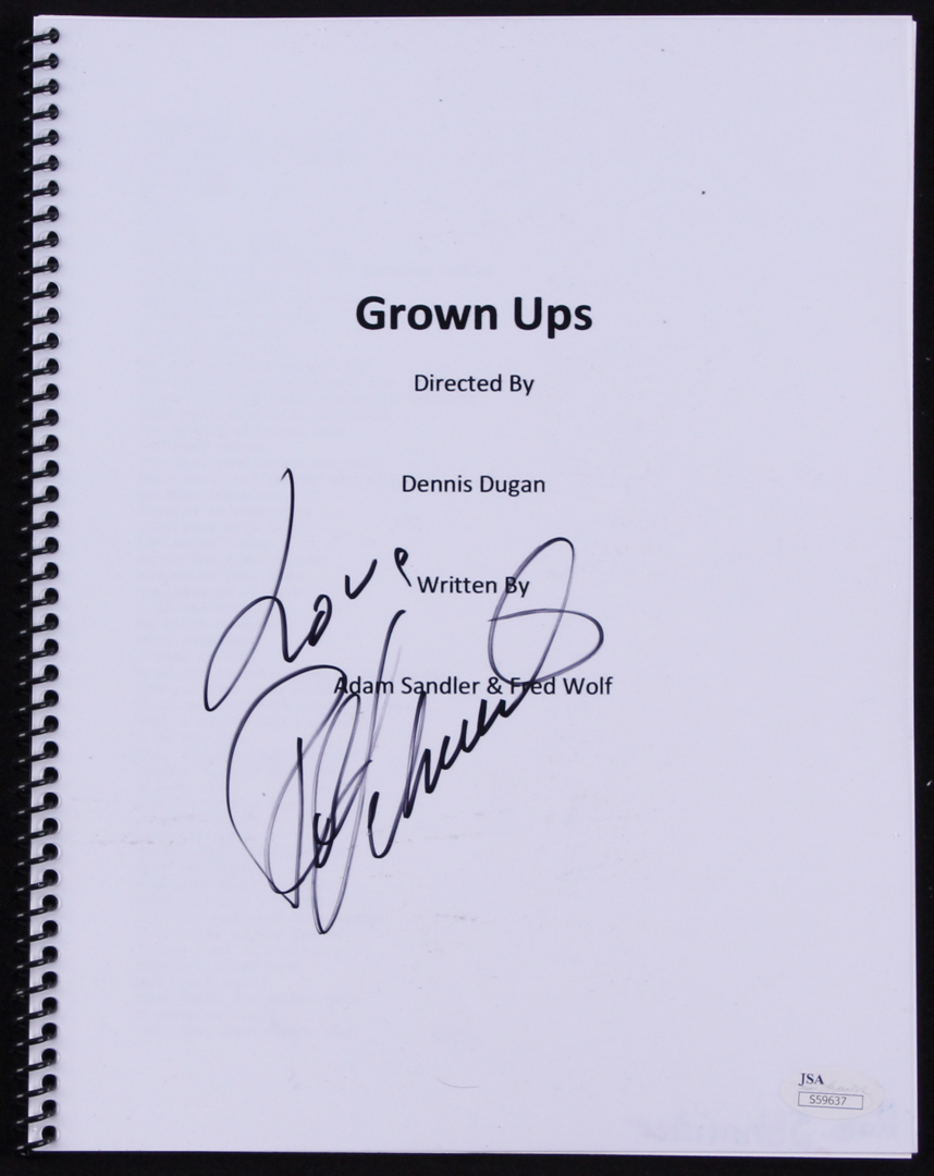 Rob Schneider Signed "Grown Ups" Full Script Inscribed "Love" (JSA Hologram) at PristineAuction.com Rob Schneider Signed "Grown Ups" Full Script Inscribed "Love" (JSA Hologram) at PristineAuction.com