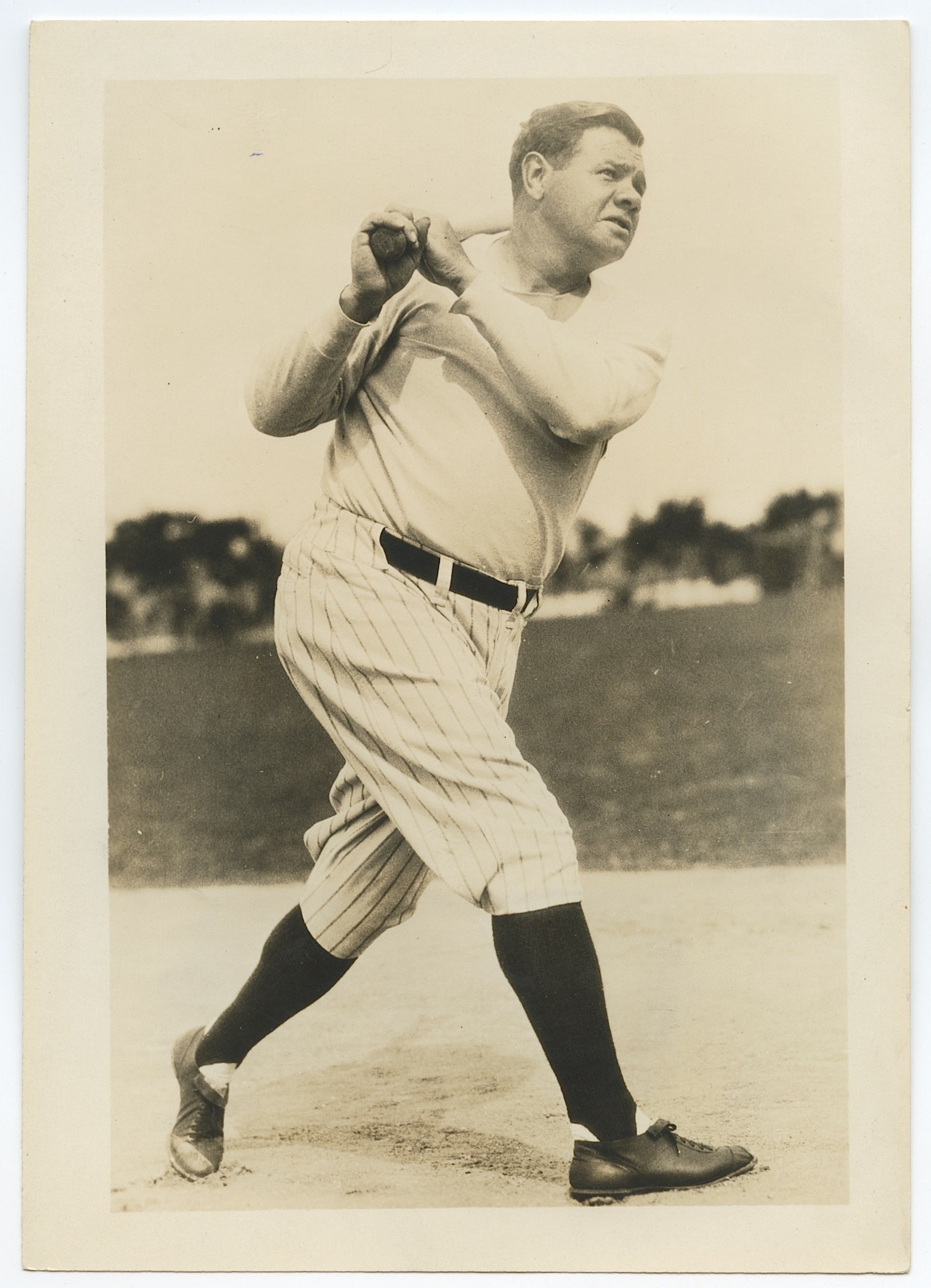 Babe Ruth Yankees Vintage 5x7 Type III Photo at PristineAuction.com
