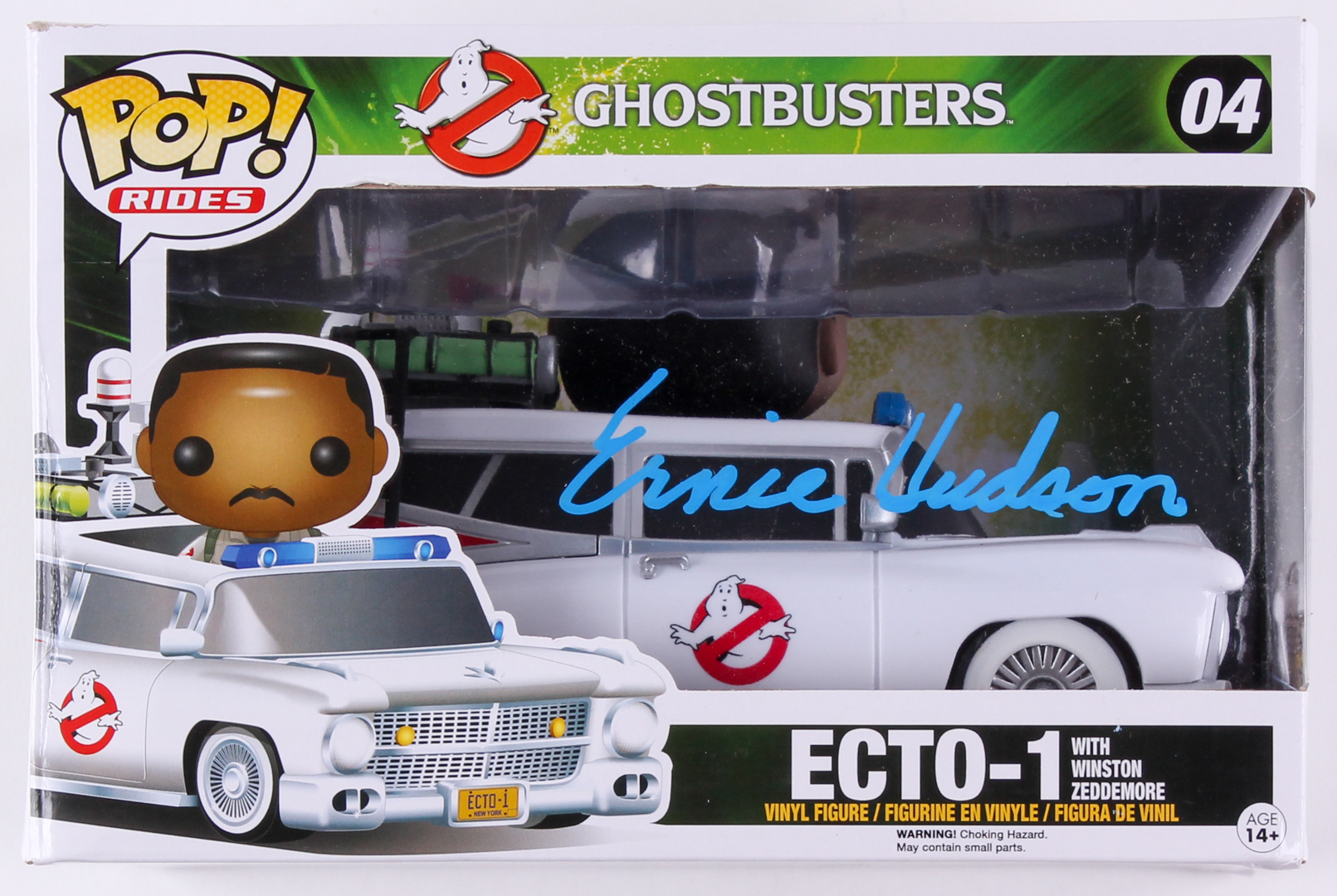 Ernie Hudson Signed "Ghostbusters" Funko Pop Figure (Legends Hologram) at PristineAuction.com Ernie Hudson Signed "Ghostbusters" Funko Pop Figure (Legends Hologram) at PristineAuction.com