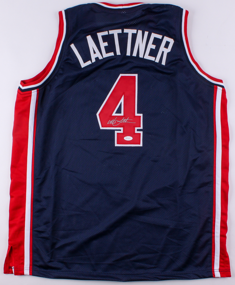 Christian Laettner Signed Team USA Jersey (JSA COA) at PristineAuction.com Christian Laettner Signed Team USA Jersey (JSA COA) at PristineAuction.com