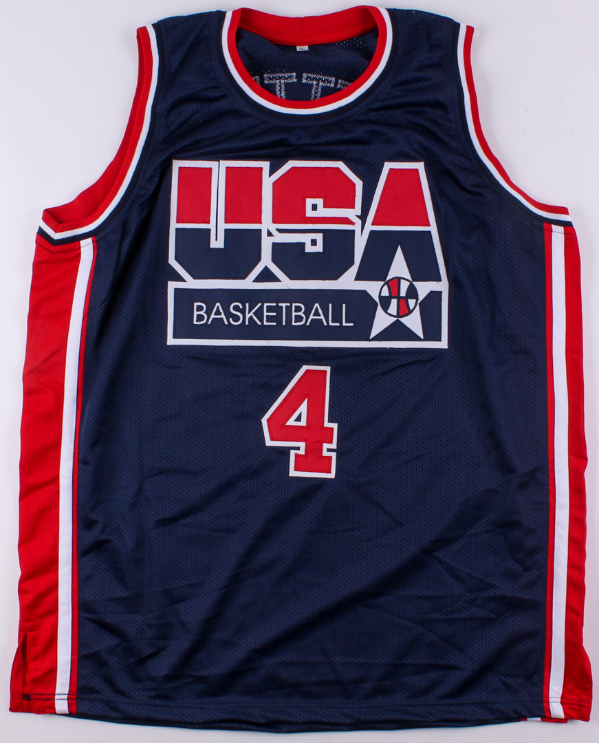 Christian Laettner Signed Team USA Jersey (JSA COA) at PristineAuction.com Christian Laettner Signed Team USA Jersey (JSA COA) at PristineAuction.com
