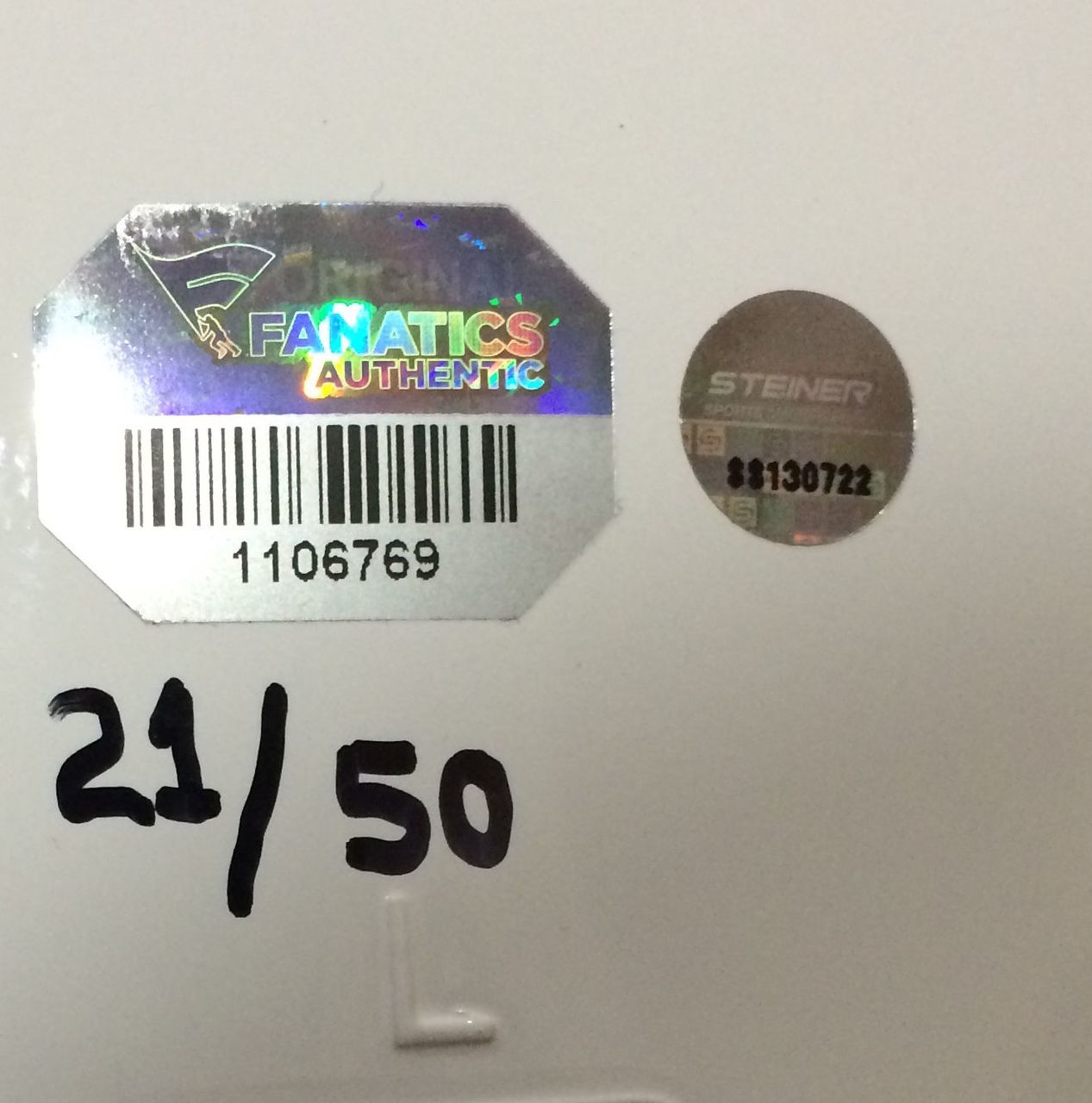 Peyton Manning Signed Super Bowl 50 Full-Size Authentic On-Field Helmet Inscribed "SB 41 MVP" (Fanatics Hologram & Steiner COA) at PristineAuction.com Peyton Manning Signed Super Bowl 50 Full-Size Authentic On-Field Helmet Inscribed "SB 41 MVP" (Fanatics Hologram & Steiner COA) at PristineAuction.com