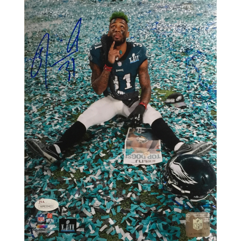 Jalen Mills Signed Eagles Super Bowl LII "Top Dogs" 8x10 Photo (JSA COA ...