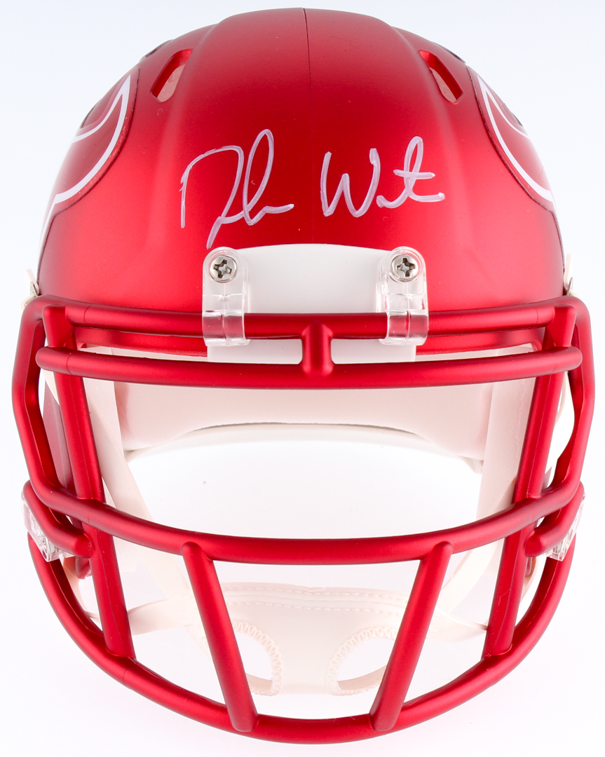 Deshaun Watson Signed Texans Blaze Mini Helmet (Beckett COA & Watson Hologram) at PristineAuction.com Deshaun Watson Signed Texans Blaze Mini Helmet (Beckett COA & Watson Hologram) at PristineAuction.com