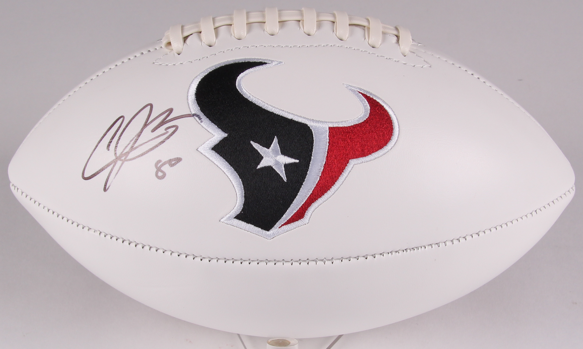 Andre Johnson Signed Texans Logo Football (JSA COA) at PristineAuction.com Andre Johnson Signed Texans Logo Football (JSA COA) at PristineAuction.com