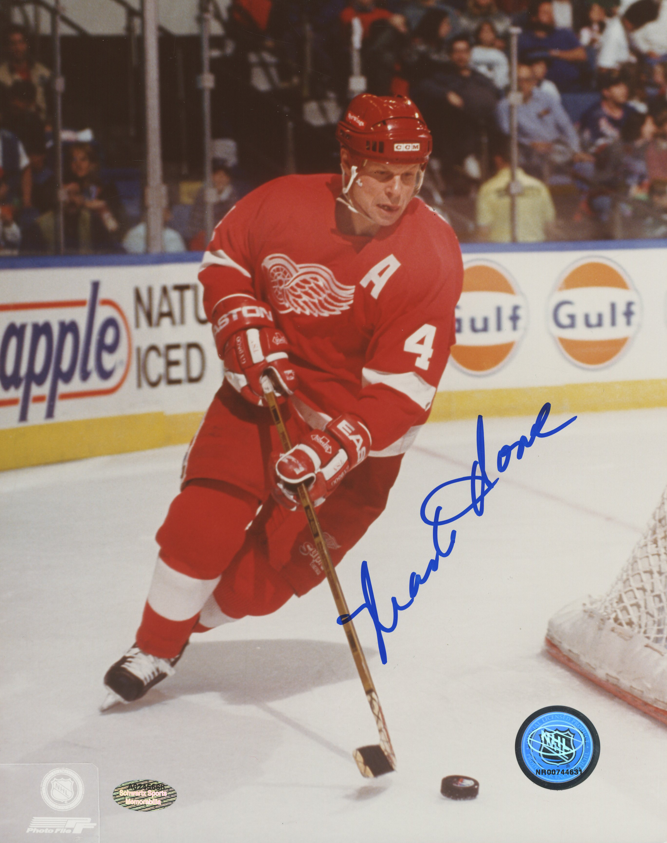 Mark Howe Signed Red Wings 8x10 Photo (Schwartz COA) | Pristine Auction