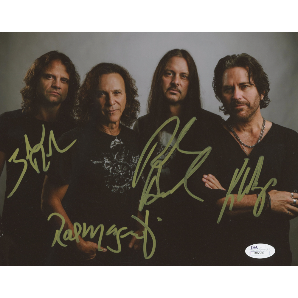 Winger 8x10 Photo with (4) Signatures Including Kip Winger, Reb Beach