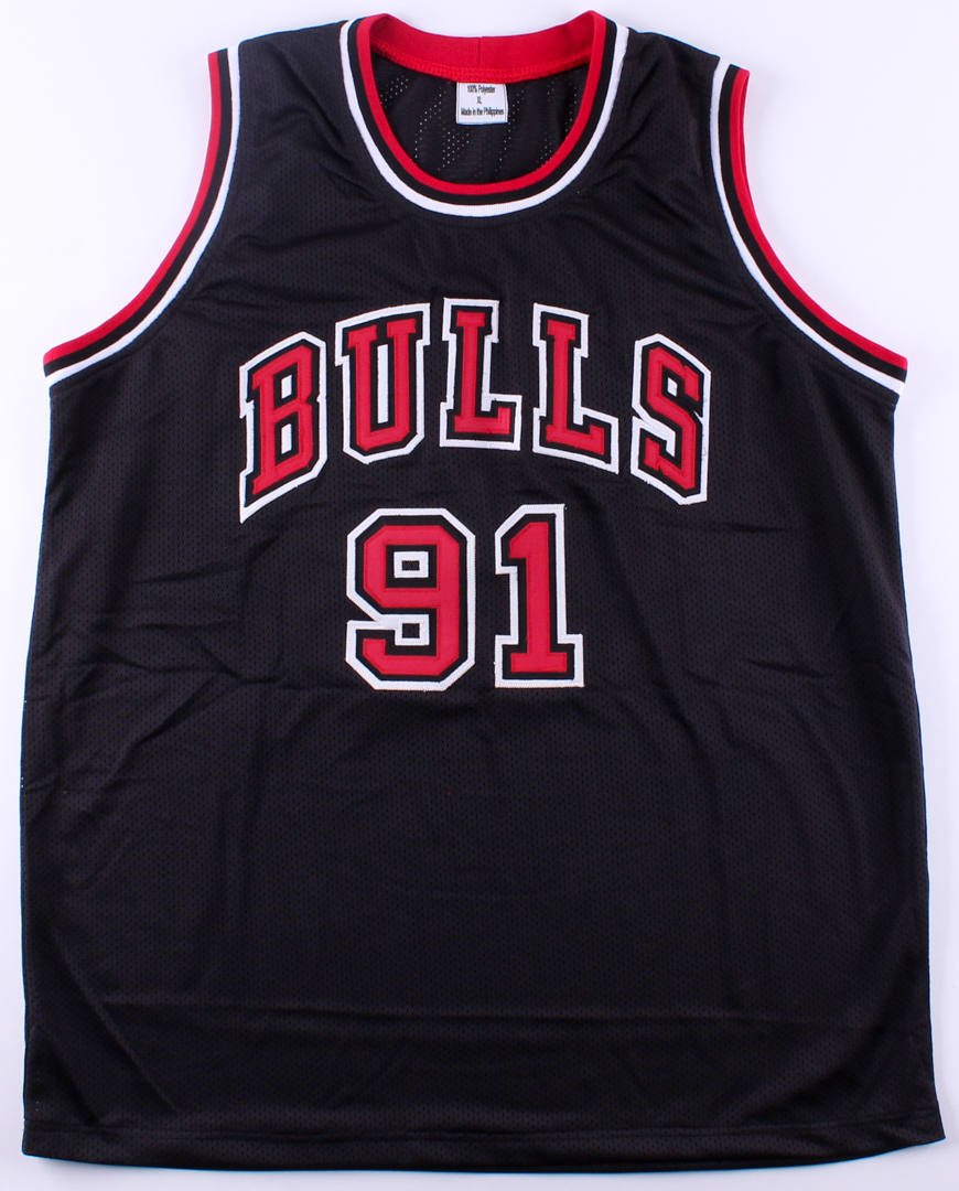 Dennis Rodman Signed Bulls Jersey (PSA COA) at PristineAuction.com Dennis Rodman Signed Bulls Jersey (PSA COA) at PristineAuction.com