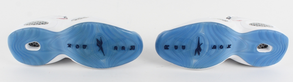 Pair of (2) Allen Iverson Signed Limited Edition Reebok Shoes (UDA COA) at PristineAuction.com Pair of (2) Allen Iverson Signed Limited Edition Reebok Shoes (UDA COA) at PristineAuction.com