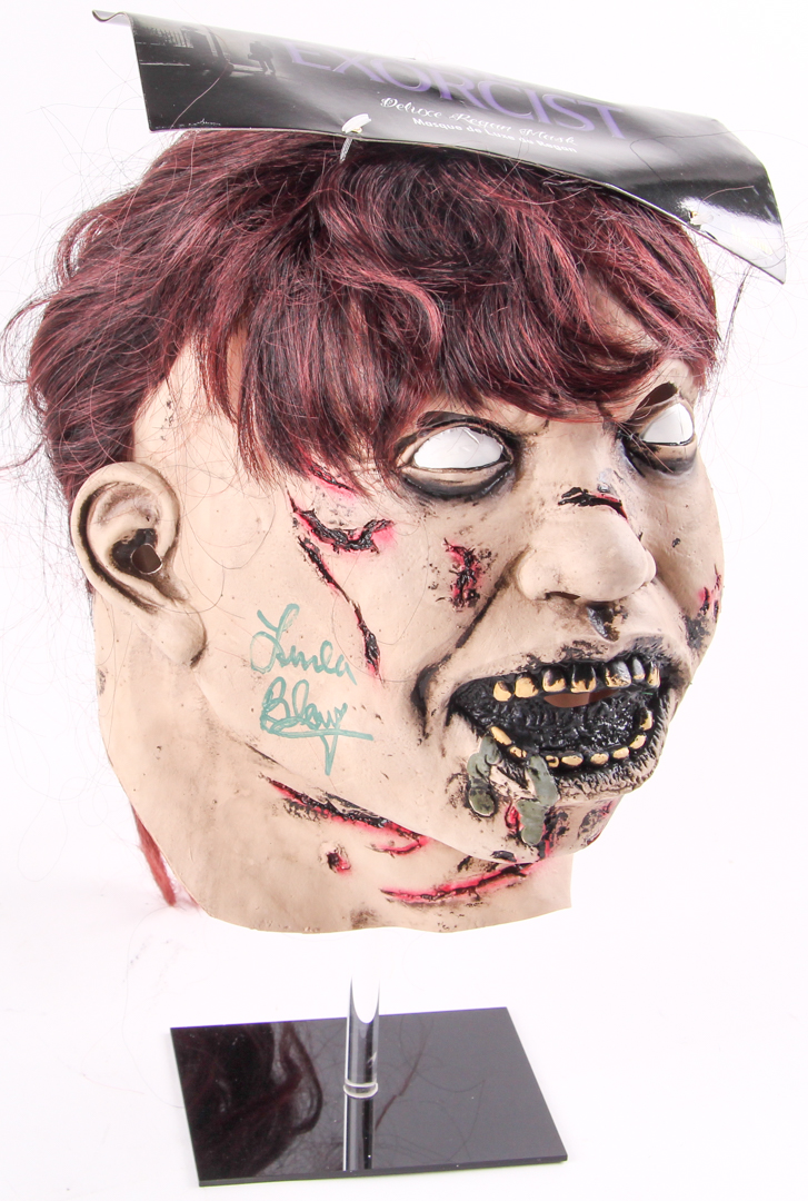 Linda Blair Signed "The Exorcist" Costume Mask (MAB Hologram) at PristineAuction.com Linda Blair Signed "The Exorcist" Costume Mask (MAB Hologram) at PristineAuction.com