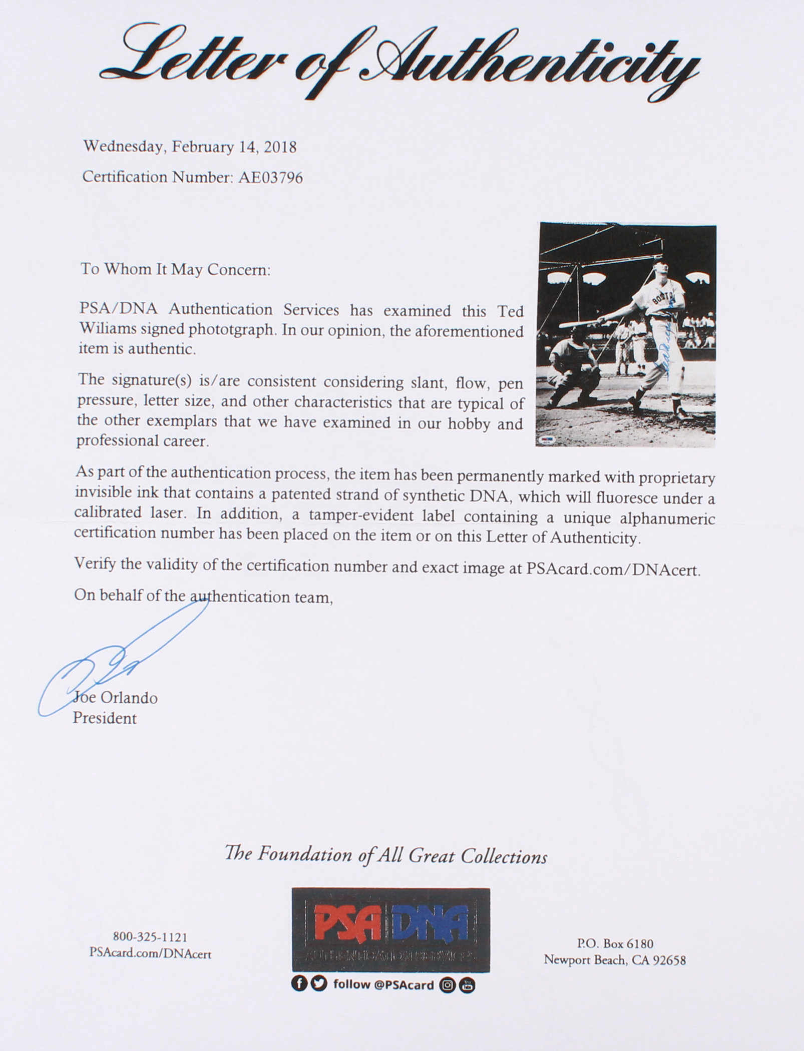 Ted Williams Signed Red Sox 20x23.5 Custom Framed Photo Display with Original 1949 Red Sox Scorecard (PSA LOA) at PristineAuction.com Ted Williams Signed Red Sox 20x23.5 Custom Framed Photo Display with Original 1949 Red Sox Scorecard (PSA LOA) at PristineAuction.com