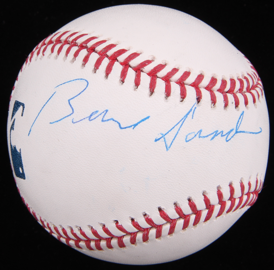 Bernie Sanders Signing Stuff Bernie Sanders Signed OML Baseball (JSA COA) | Pristine Auction