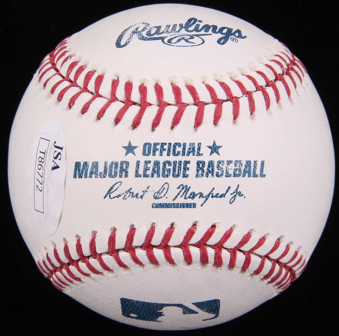 Bernie Sanders Signing Stuff Bernie Sanders Signed OML Baseball (JSA COA) | Pristine Auction