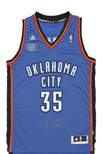 Kevin Durant Signed Oklahoma City Thunder LE Jersey (Panini COA) at PristineAuction.com Kevin Durant Signed Oklahoma City Thunder LE Jersey (Panini COA) at PristineAuction.com