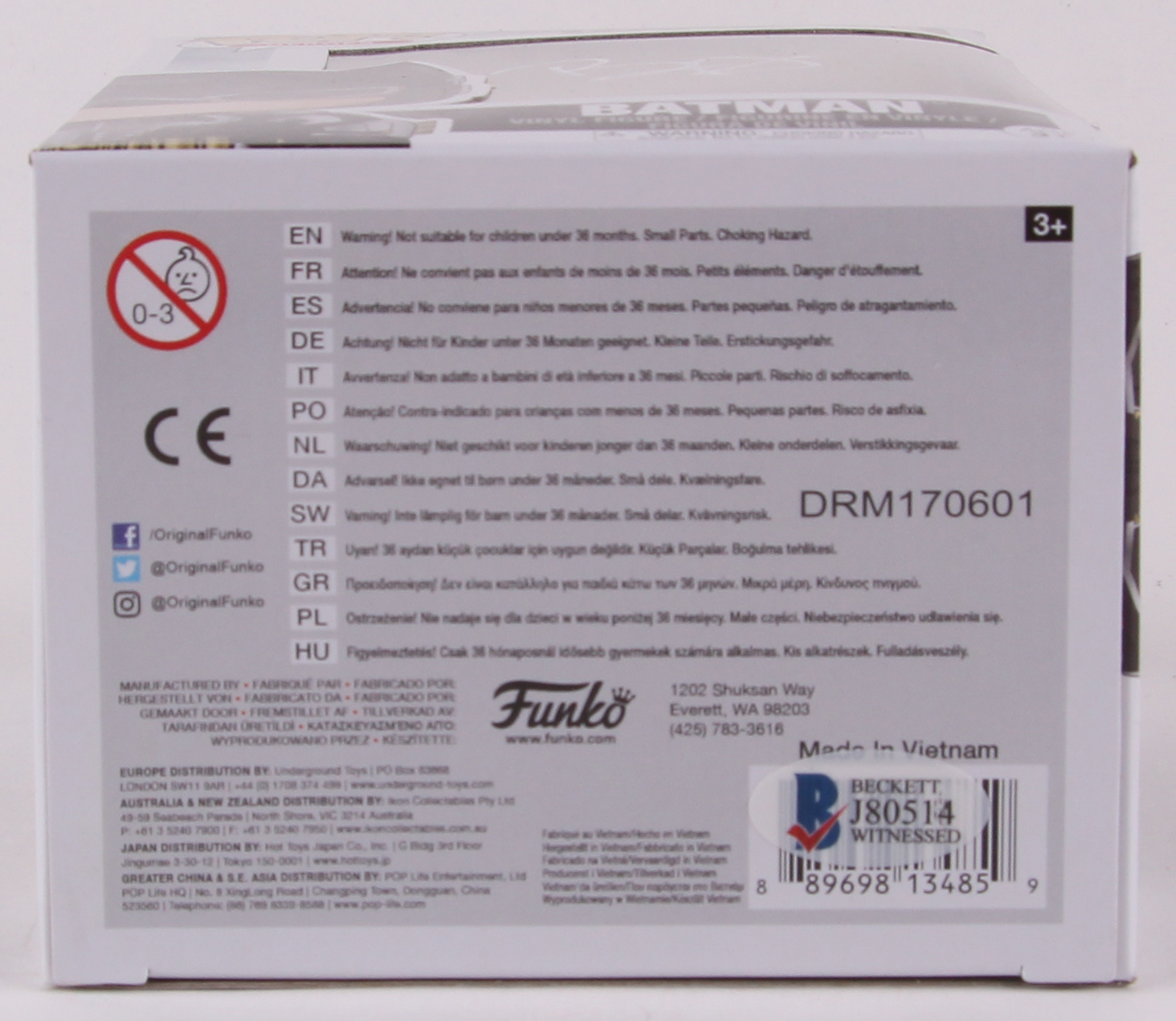 Ben Affleck Signed "DC Heroes" Funko Pop Vinyl Figure (Beckett COA) at PristineAuction.com Ben Affleck Signed "DC Heroes" Funko Pop Vinyl Figure (Beckett COA) at PristineAuction.com