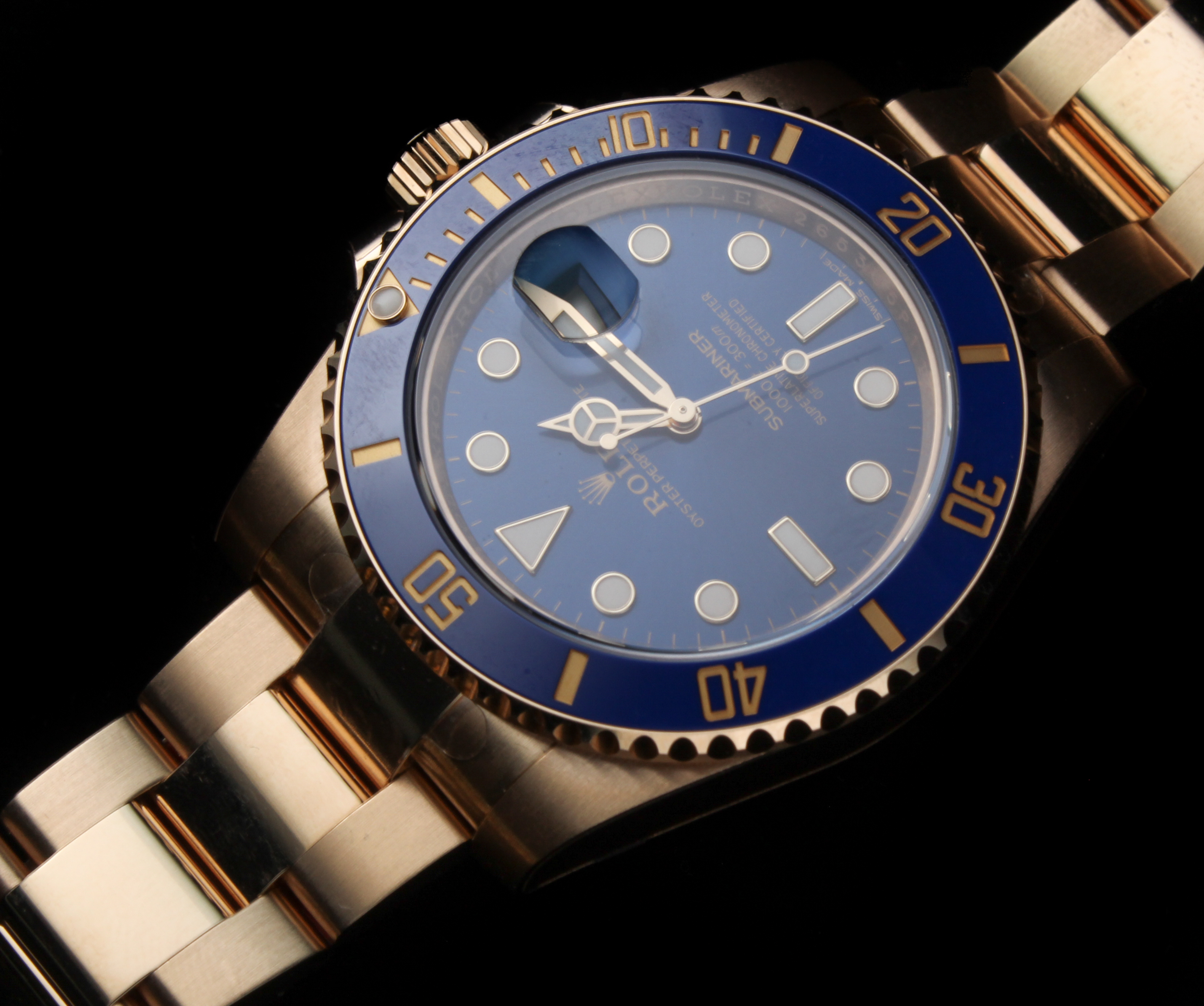 Rolex Submariner Date 18K Gold Watch (New) at PristineAuction.com Rolex Submariner Date 18K Gold Watch (New) at PristineAuction.com