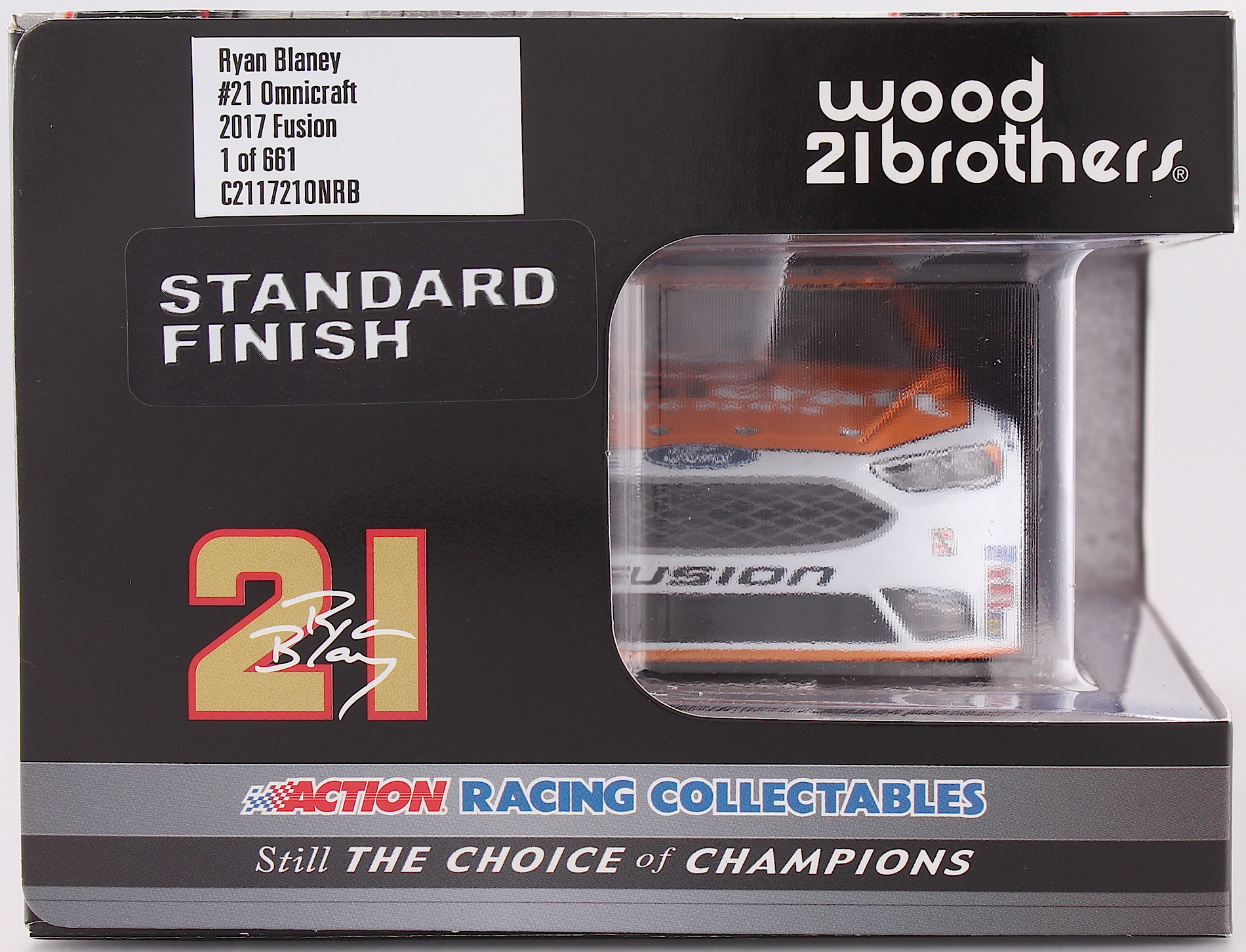 Ryan Blaney Signed 2017 NASCAR #21 Omnicraft 1:24 Premium Action Diecast Car (PA COA) at PristineAuction.com Ryan Blaney Signed 2017 NASCAR #21 Omnicraft 1:24 Premium Action Diecast Car (PA COA) at PristineAuction.com