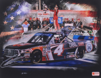 Christopher Bell Signed NASCAR Championship Celebration 11x14 Photo (PA COA) at PristineAuction.com