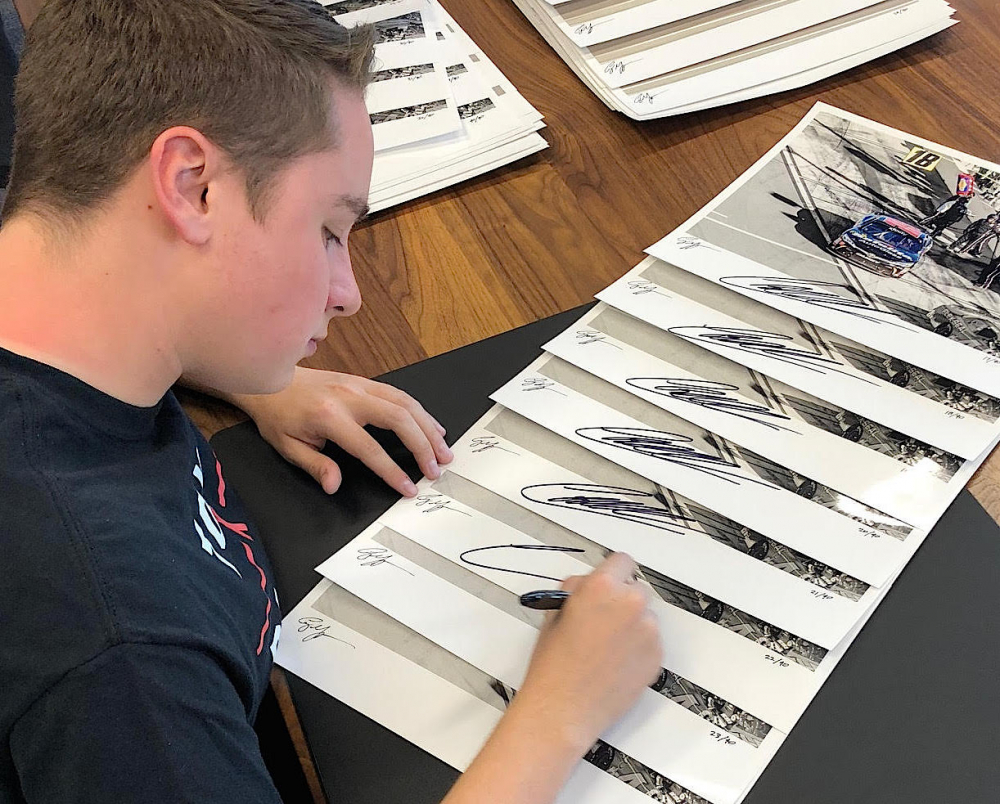 Christopher Bell Signed Limited Edition NASCAR 11x14 Photo #/40 (PA) at PristineAuction.com Christopher Bell Signed Limited Edition NASCAR 11x14 Photo #/40 (PA) at PristineAuction.com