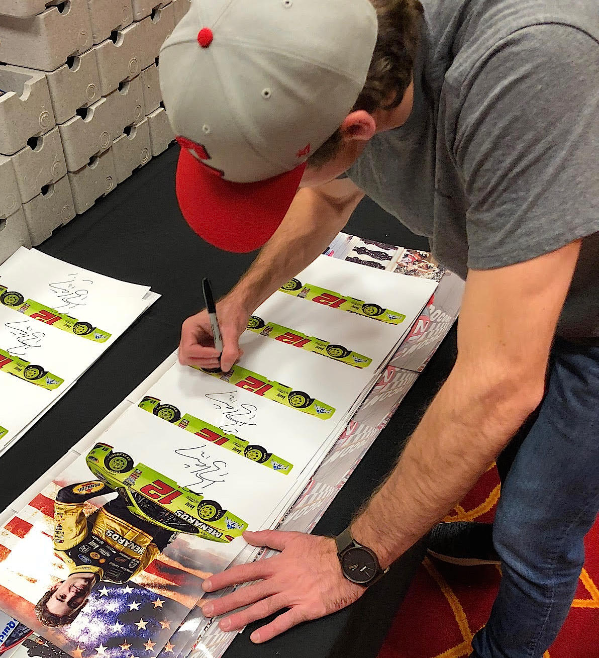 Ryan Blaney Signed 2018 NASCAR 11x14 Photo (PA COA) at PristineAuction.com Ryan Blaney Signed 2018 NASCAR 11x14 Photo (PA COA) at PristineAuction.com