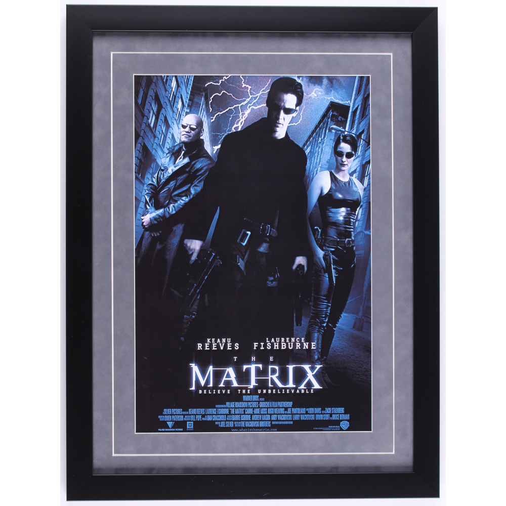 The Matrix 17x22.5 Custom Framed Movie Poster | Pristine Auction