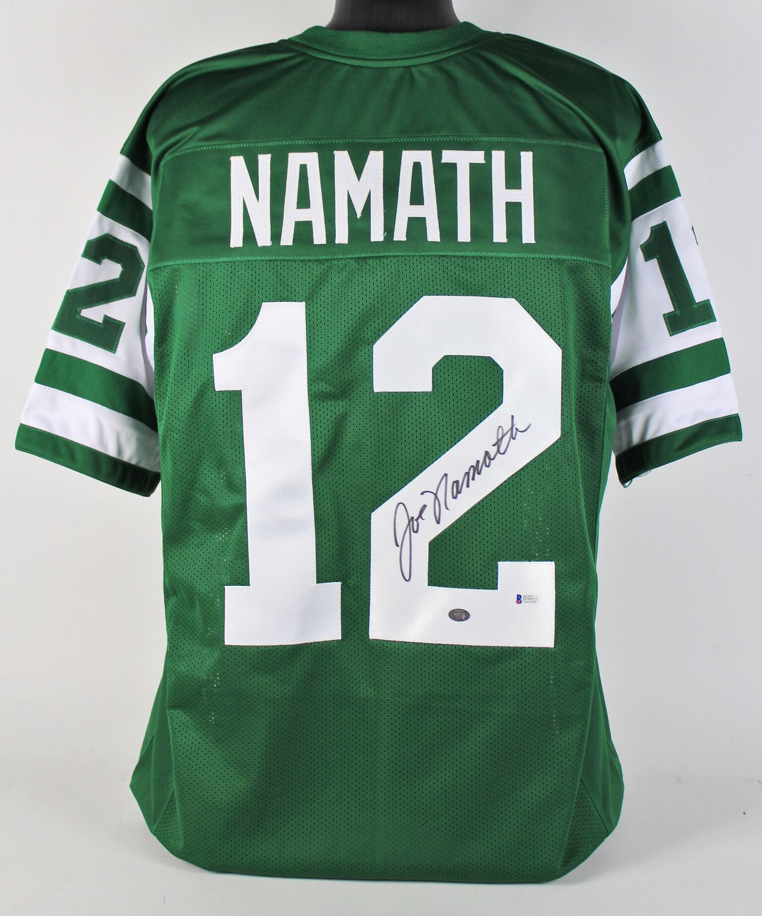 Joe Namath Signed Jets Jersey (Beckett COA & Namath Hologram) at PristineAuction.com Joe Namath Signed Jets Jersey (Beckett COA & Namath Hologram) at PristineAuction.com