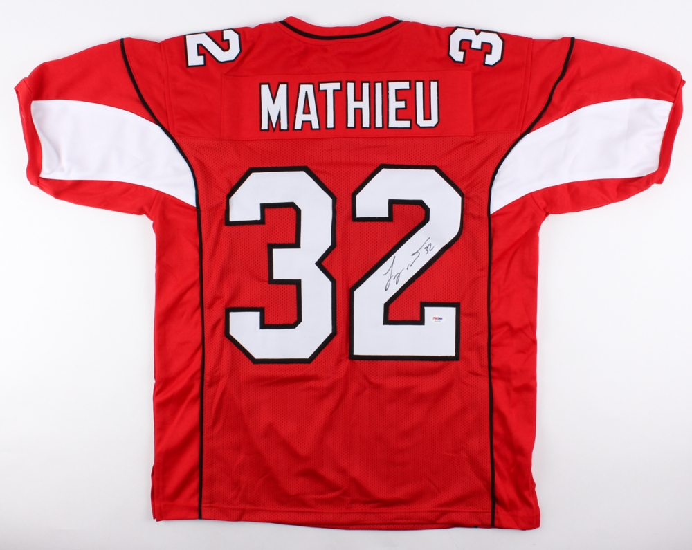 Tyrann Mathieu Signed Cardinals Jersey (PSA COA) at PristineAuction.com Tyrann Mathieu Signed Cardinals Jersey (PSA COA) at PristineAuction.com