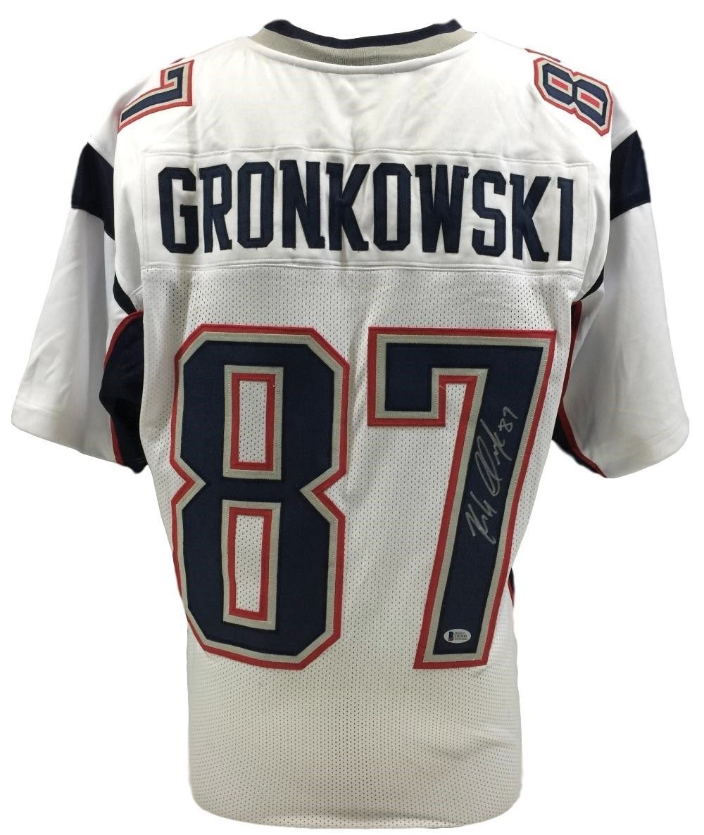 Rob Gronkowski Signed Patriots Jersey (Beckett Hologram) at PristineAuction.com Rob Gronkowski Signed Patriots Jersey (Beckett Hologram) at PristineAuction.com
