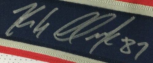 Rob Gronkowski Signed Patriots Jersey (Beckett Hologram) at PristineAuction.com Rob Gronkowski Signed Patriots Jersey (Beckett Hologram) at PristineAuction.com