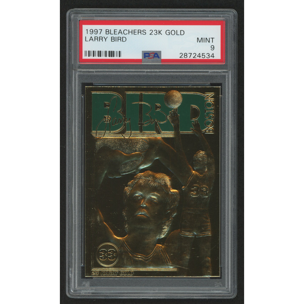 199400 Bleachers 23 Karat Gold 1 Larry Bird / Bleachers / 10,000 (PSA 9) Pristine Auction