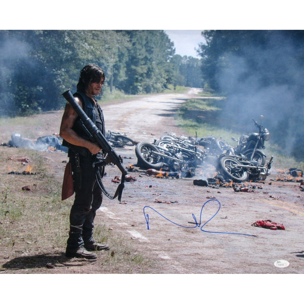 Norman Reedus Signed "The Walking Dead" 16x20 Photo (JSA COA