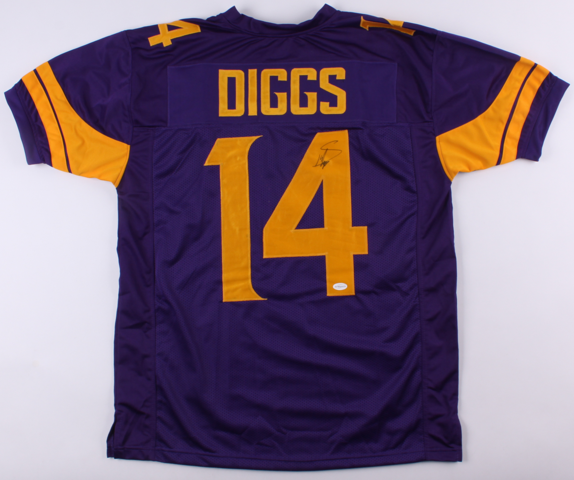 Stefon Diggs Signed Vikings Color Rush Jersey (TSE COA) at PristineAuction.com Stefon Diggs Signed Vikings Color Rush Jersey (TSE COA) at PristineAuction.com