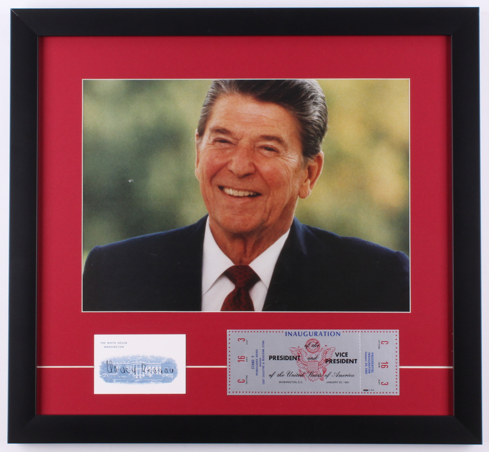 Ronald Reagan 18.5x20 Custom Framed Photo