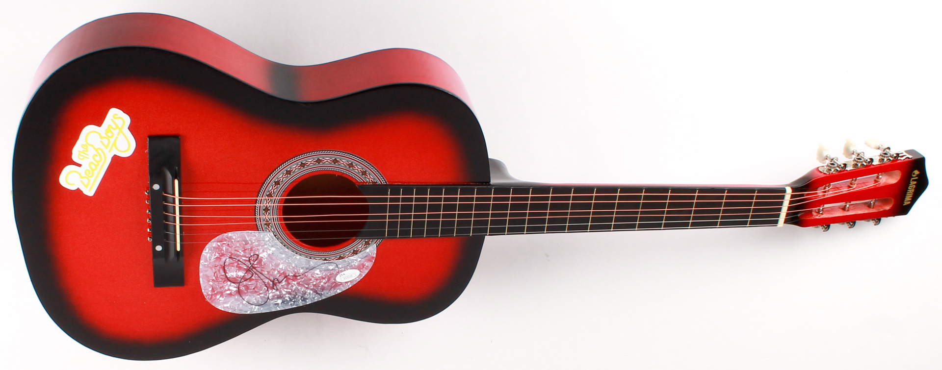 John Stamos Signed "The Beach Boys" Full-Size Acoustic Guitar (JSA COA) at PristineAuction.com John Stamos Signed "The Beach Boys" Full-Size Acoustic Guitar (JSA COA) at PristineAuction.com