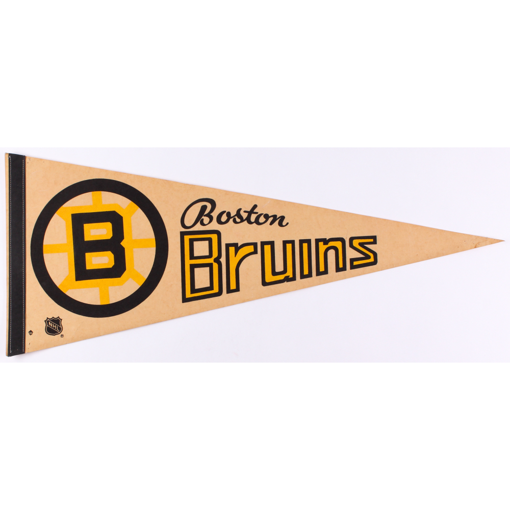Vintage Boston Bruins Pennant Pristine Auction