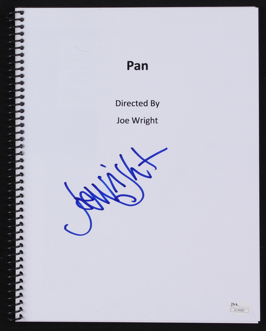 Joe Wright Signed "Pan" Movie Script (JSA COA) at PristineAuction.com Joe Wright Signed "Pan" Movie Script (JSA COA) at PristineAuction.com