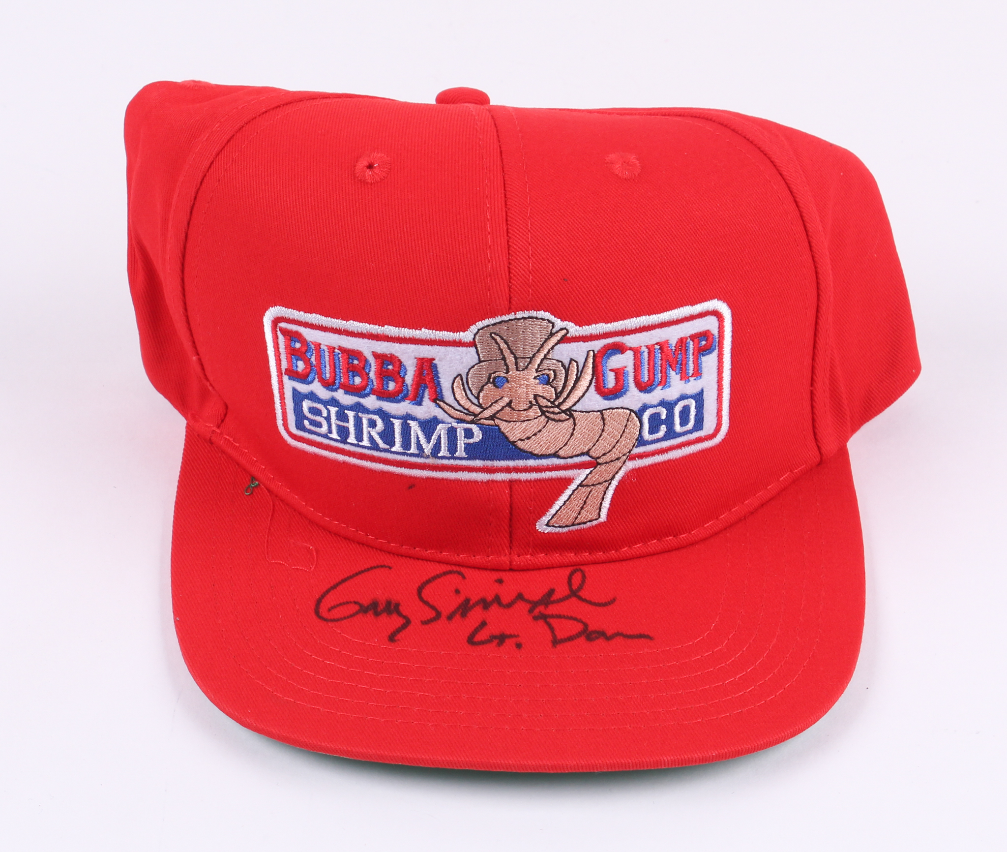 Gary Sinise Signed "Forrest Gump" Bubba Gump Shrimp Co. Hat Inscribed "Lt. Dan" (Schwartz COA) at PristineAuction.com Gary Sinise Signed "Forrest Gump" Bubba Gump Shrimp Co. Hat Inscribed "Lt. Dan" (Schwartz COA) at PristineAuction.com
