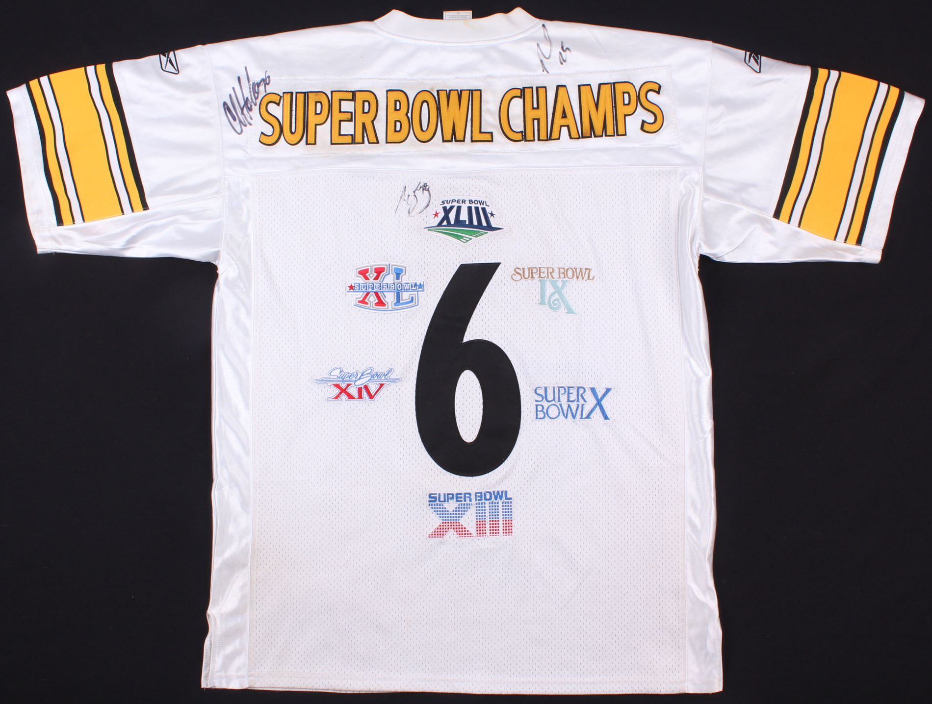 Ryan Clark, Chris Hoke & Alejandro Villanueva Signed Steeler Super Bowl Champ Jersey (JSA COA) at PristineAuction.com Ryan Clark, Chris Hoke & Alejandro Villanueva Signed Steeler Super Bowl Champ Jersey (JSA COA) at PristineAuction.com