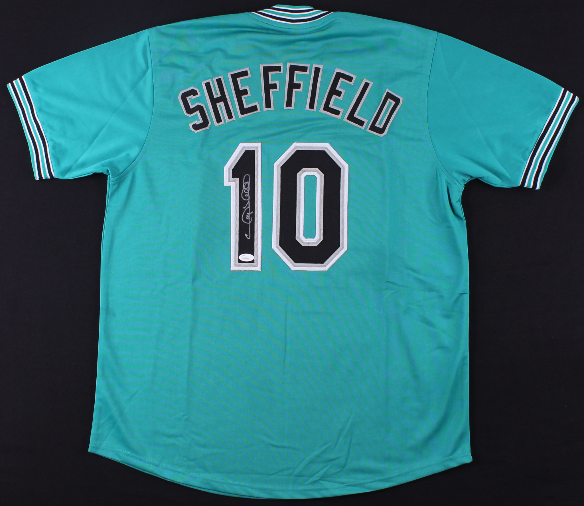 Gary Sheffield Signed Marlins Jersey (JSA COA) at PristineAuction.com Gary Sheffield Signed Marlins Jersey (JSA COA) at PristineAuction.com