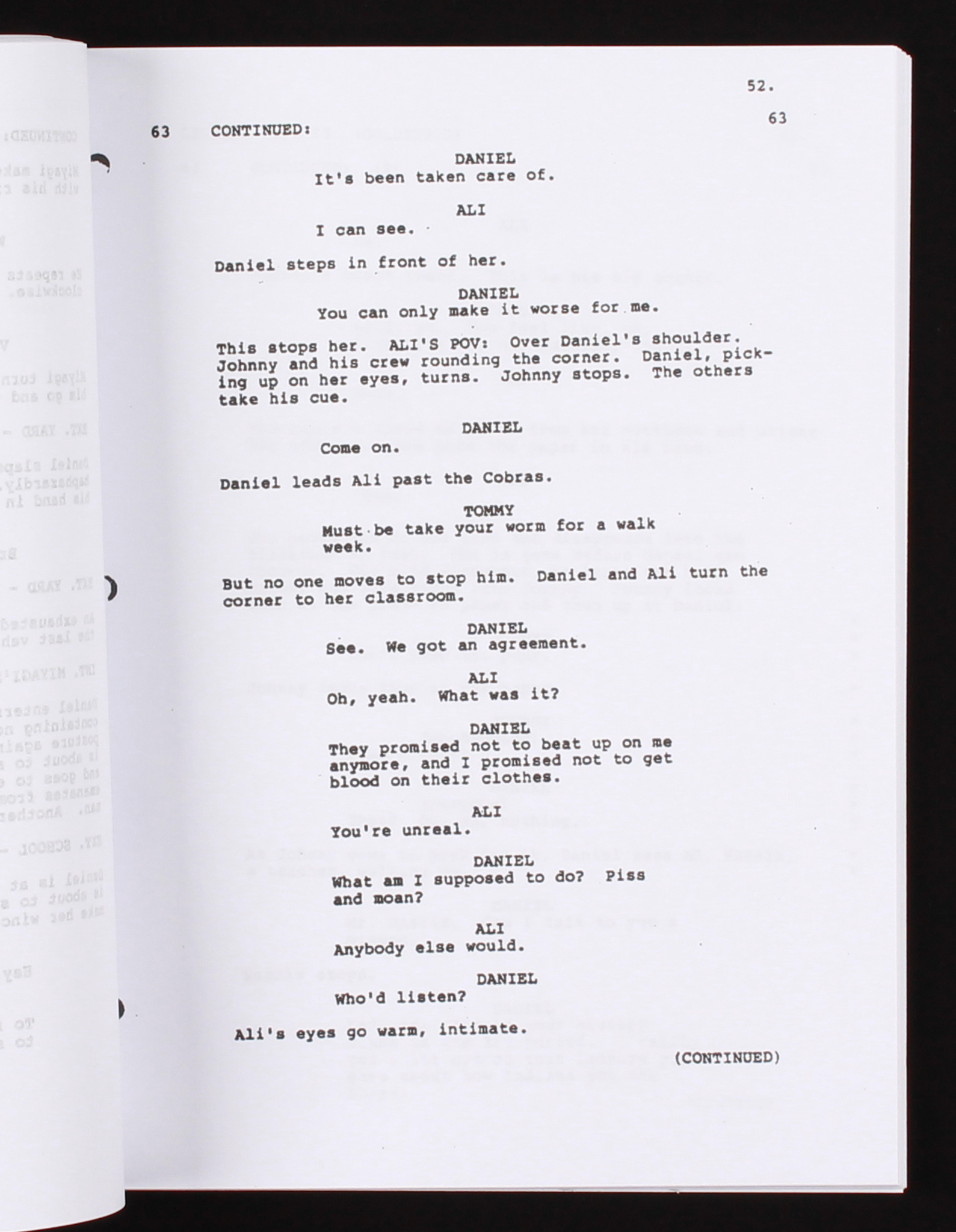 Ralph Macchio Signed "The Karate Kid" Full Movie Script (Legends COA) at PristineAuction.com Ralph Macchio Signed "The Karate Kid" Full Movie Script (Legends COA) at PristineAuction.com