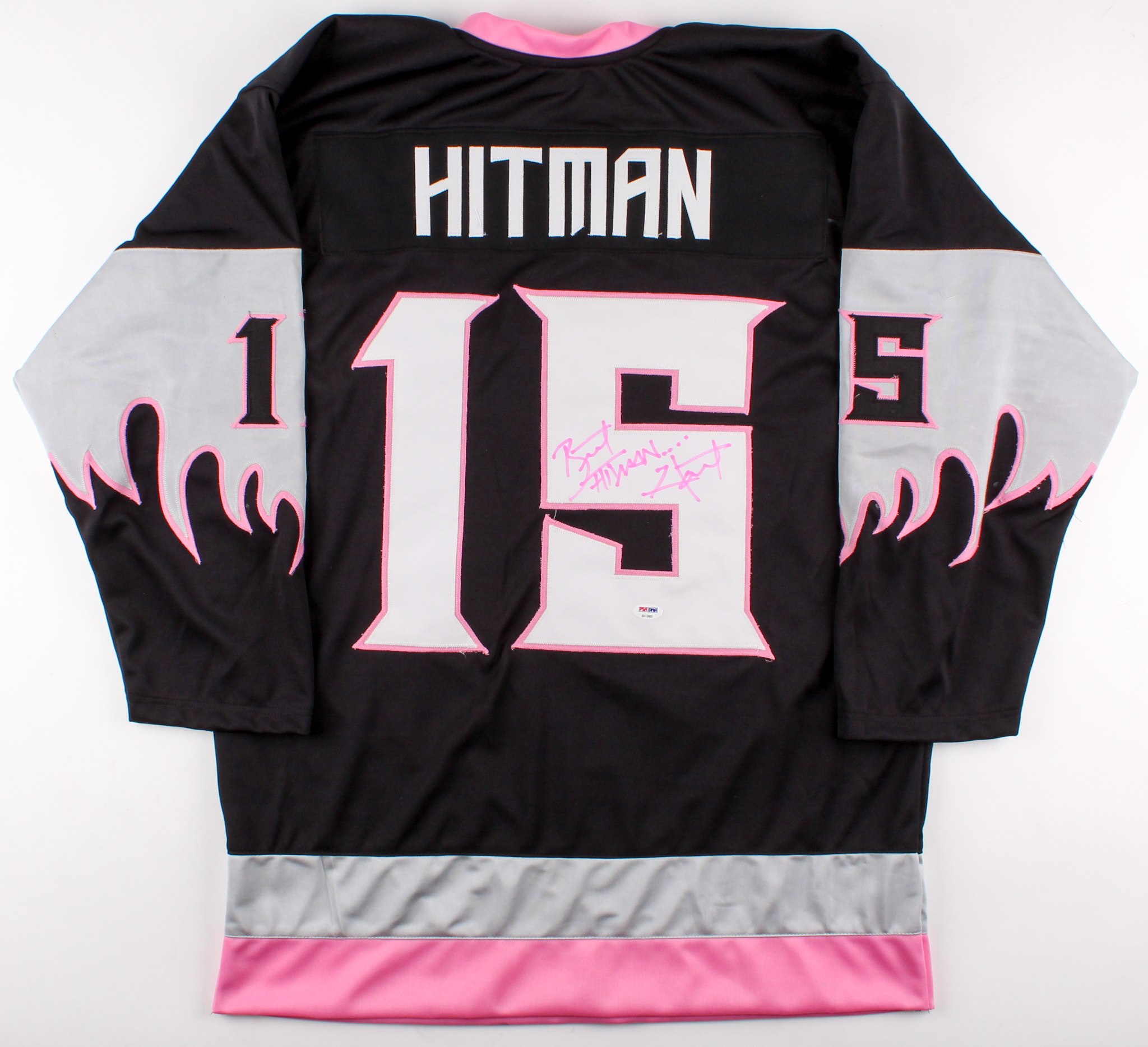 Bret "Hitman" Hart Signed Calgary Hitmen Jersey (PSA COA) at PristineAuction.com Bret "Hitman" Hart Signed Calgary Hitmen Jersey (PSA COA) at PristineAuction.com
