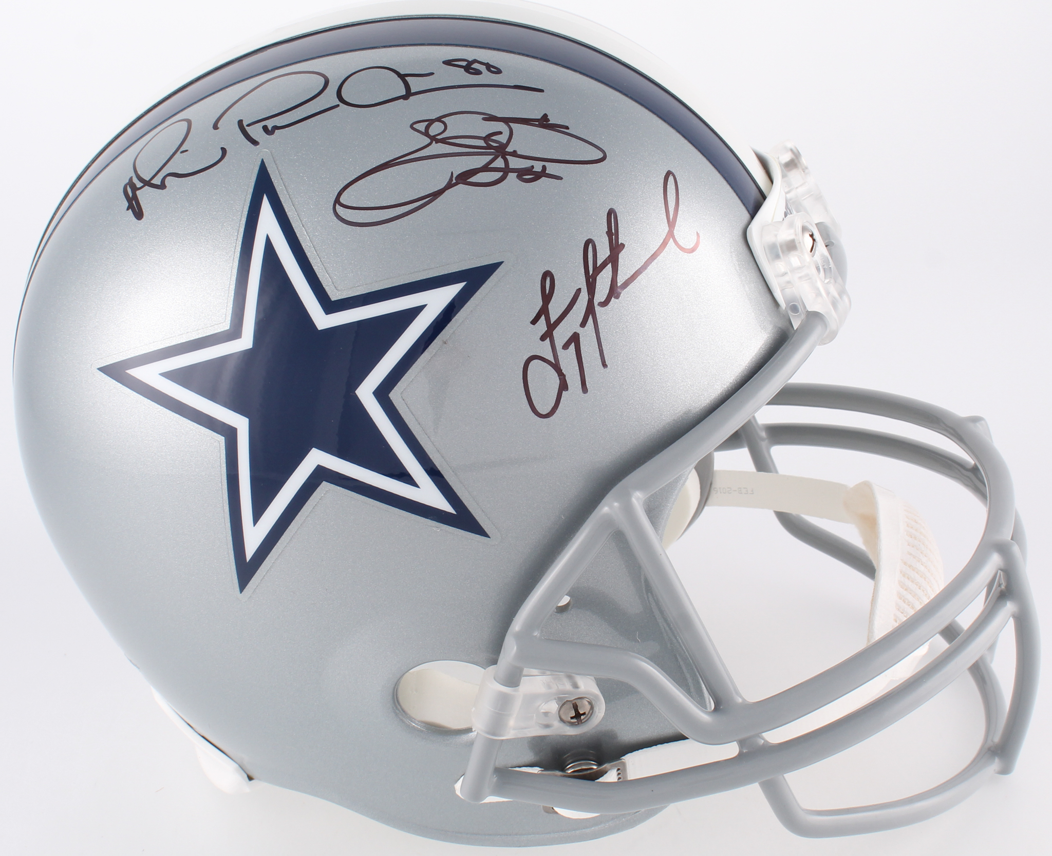 Troy Aikman, Emmitt Smith, & Michael Irvin "The Triplets" Signed Cowboys Full-Size Helmet (JSA COA & Aikman Hologram) at PristineAuction.com Troy Aikman, Emmitt Smith, & Michael Irvin "The Triplets" Signed Cowboys Full-Size Helmet (JSA COA & Aikman Hologram) at PristineAuction.com