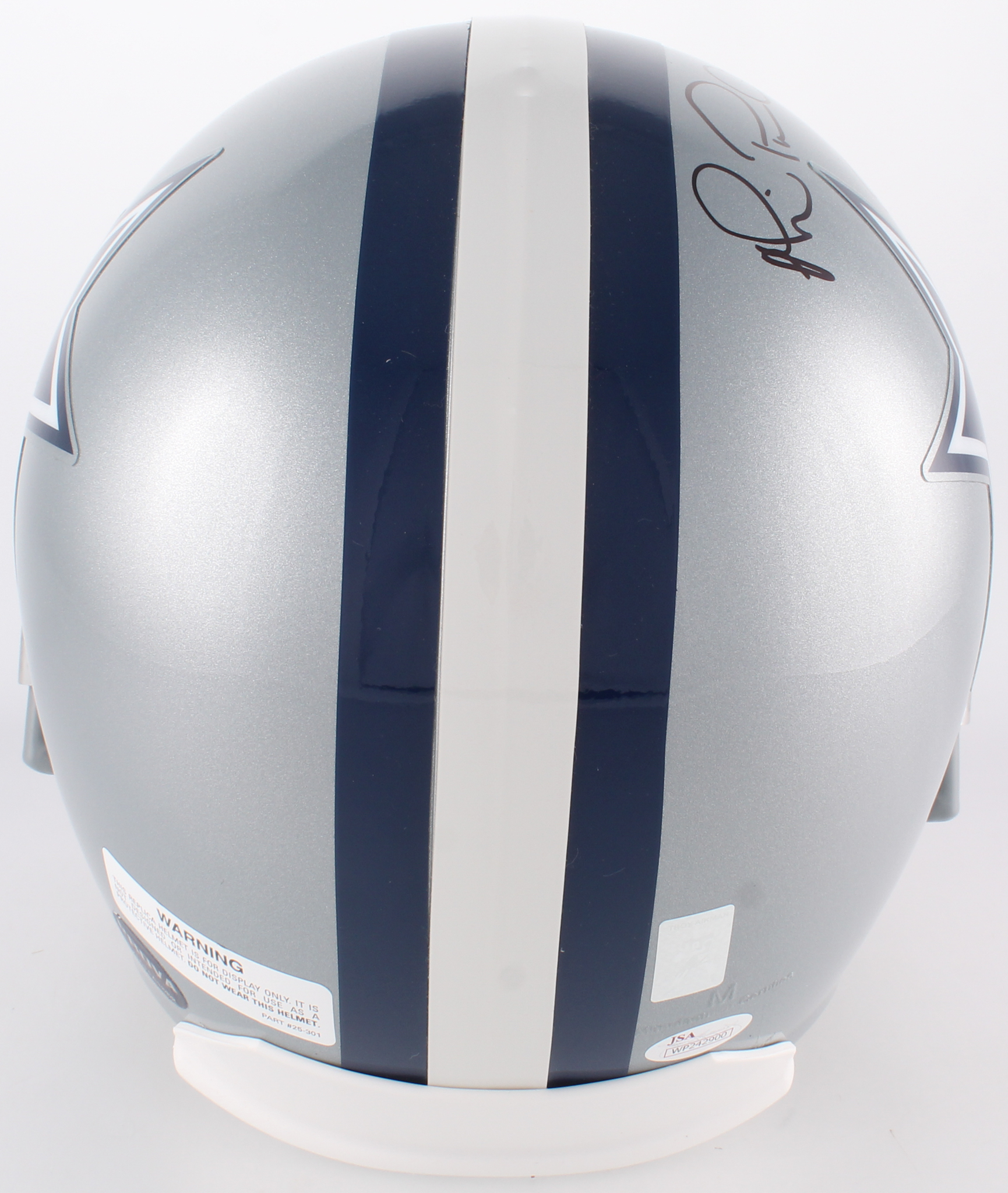 Troy Aikman, Emmitt Smith, & Michael Irvin "The Triplets" Signed Cowboys Full-Size Helmet (JSA COA & Aikman Hologram) at PristineAuction.com Troy Aikman, Emmitt Smith, & Michael Irvin "The Triplets" Signed Cowboys Full-Size Helmet (JSA COA & Aikman Hologram) at PristineAuction.com