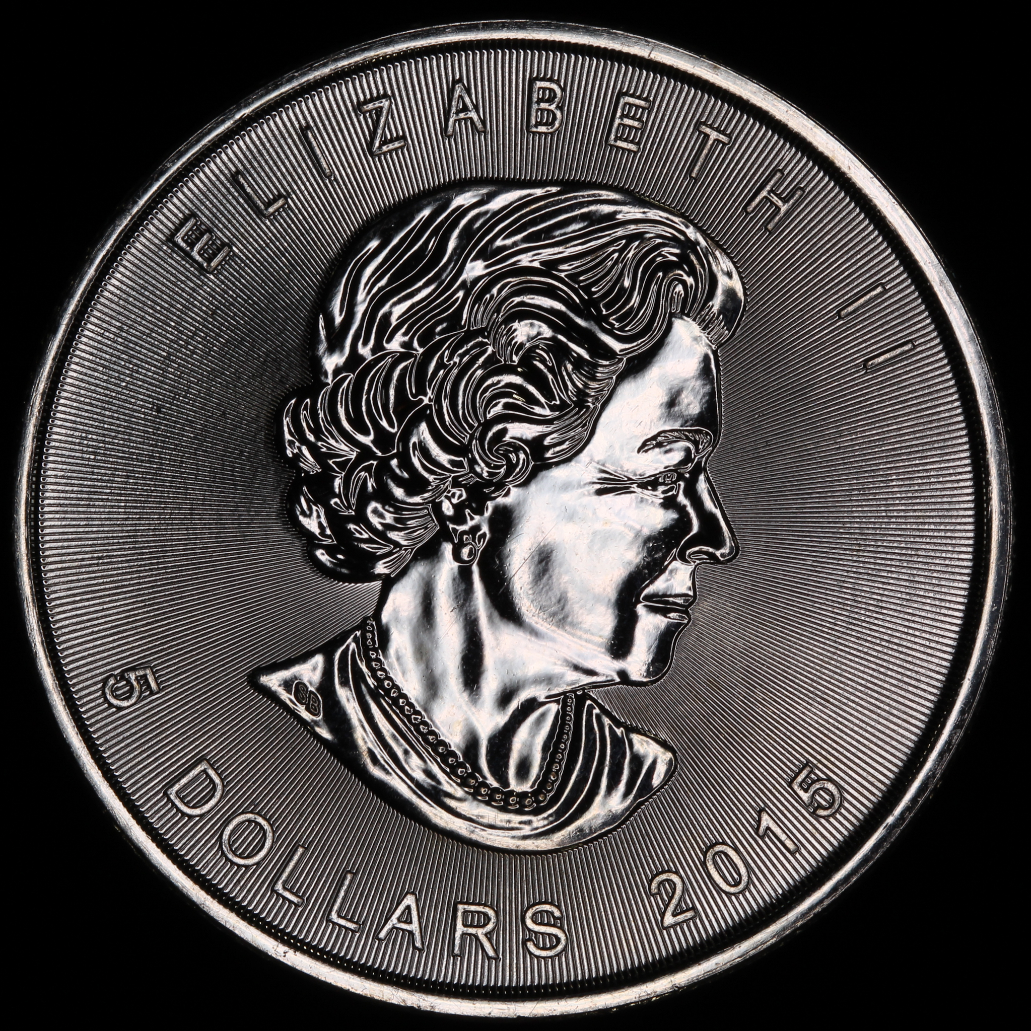 2015 Canadian Silver Maple Leaf $5 Dollar Coin at PristineAuction.com 2015 Canadian Silver Maple Leaf $5 Dollar Coin at PristineAuction.com