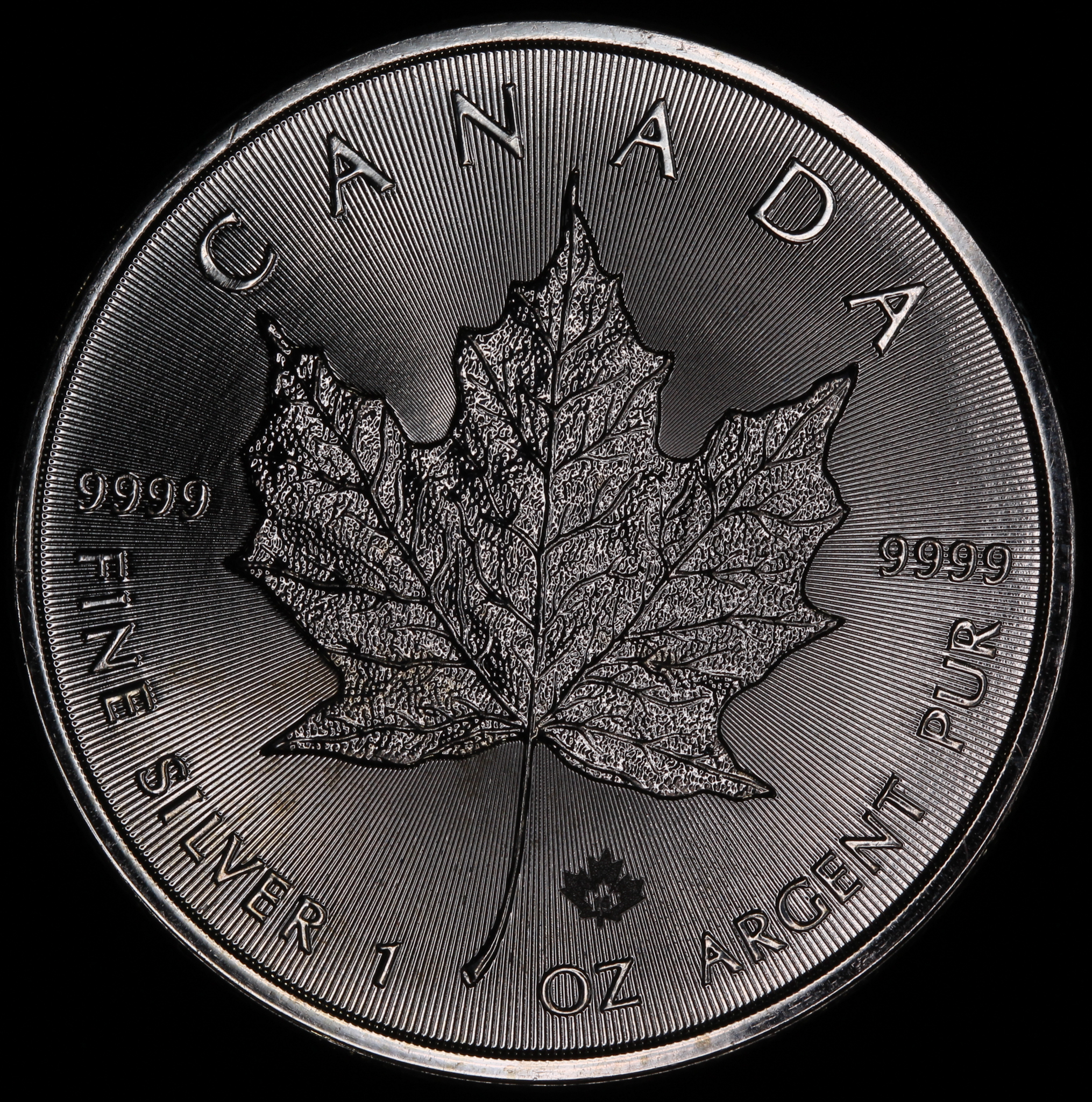 2015 Canadian Silver Maple Leaf $5 Dollar Coin at PristineAuction.com 2015 Canadian Silver Maple Leaf $5 Dollar Coin at PristineAuction.com