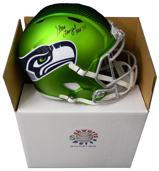 Schwartz Sports Football Superstar Signed Full Size Football Helmet Mystery Box - Series 1 (Limited to 75) at PristineAuction.com Schwartz Sports Football Superstar Signed Full Size Football Helmet Mystery Box - Series 1 (Limited to 75) at PristineAuction.com
